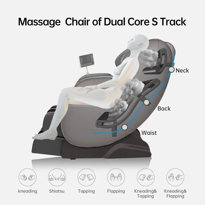 Full-body massage recliner