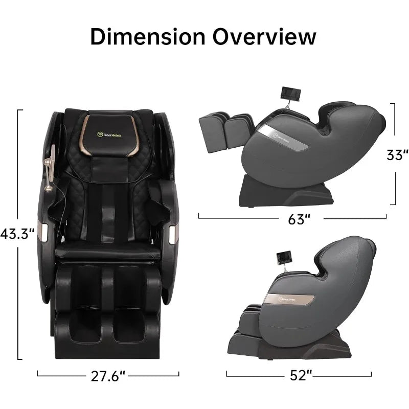 Full-body massage recliner