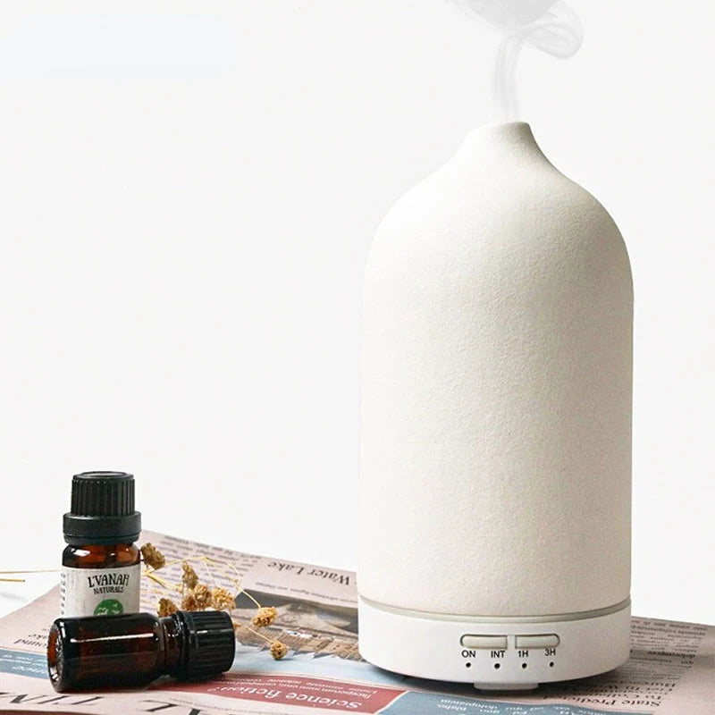 Ultrasonic Ceramic Aroma Diffuser Automatic Small Humidifier