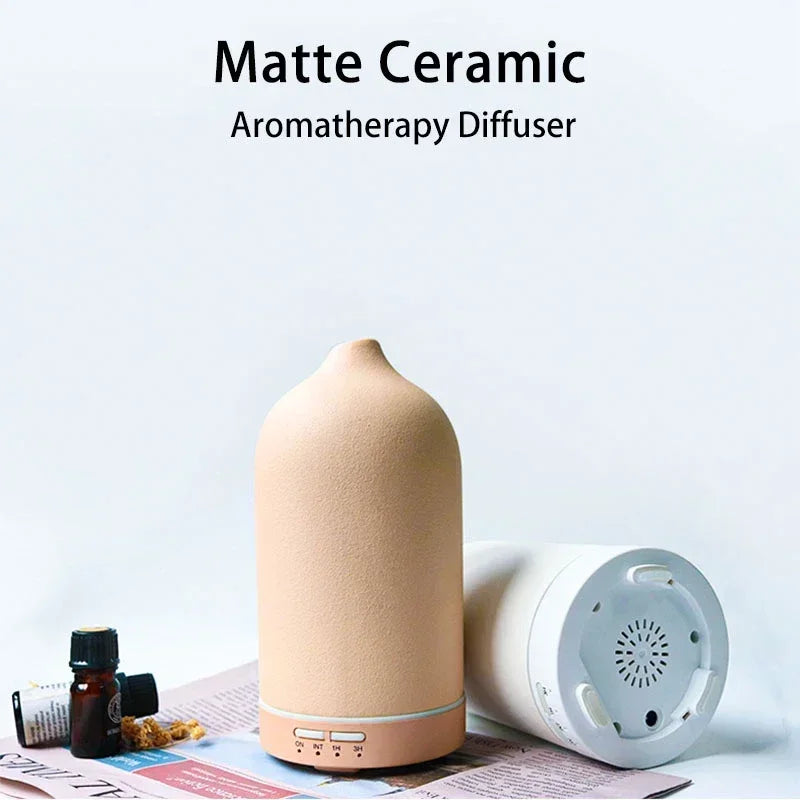 Ultrasonic Ceramic Aroma Diffuser Automatic Small Humidifier