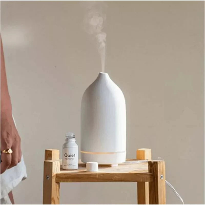 Ultrasonic Ceramic Aroma Diffuser Automatic Small Humidifier